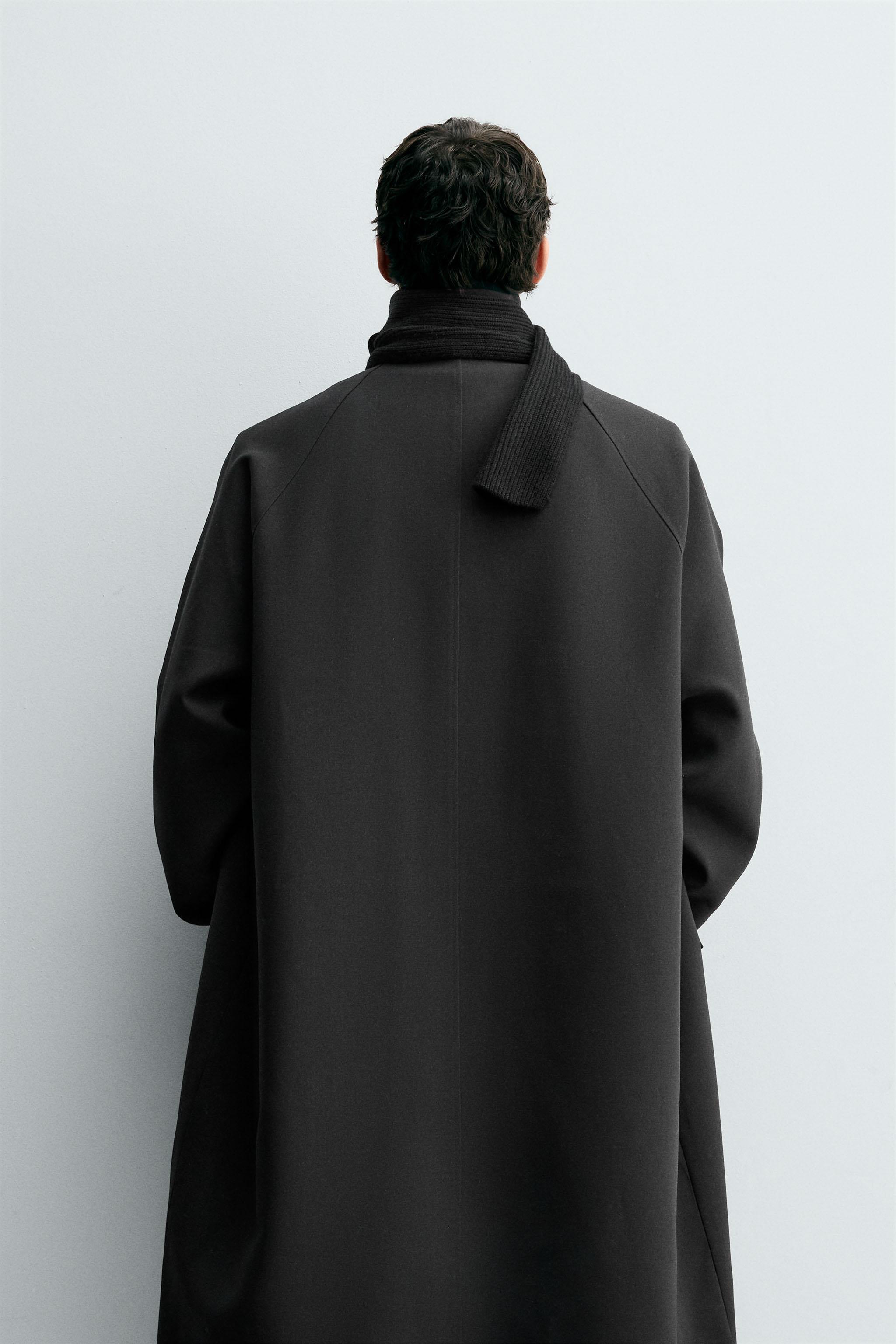 TRENCH OVERSIZE AVEC LAINE